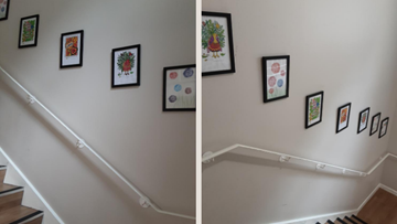 Chippenham care home decorate stairwell with Residents artwork